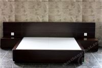 Giường ngủ gỗ hiện đại 02 và Tab đầu giường 03