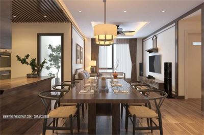 Bộ bàn ăn gỗ giả cổ sang trọng