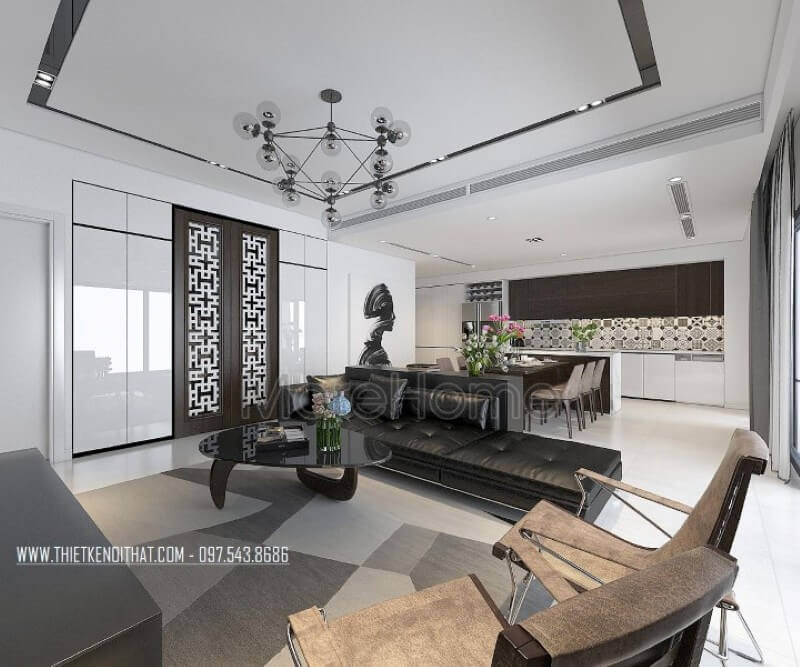 Mẫu thiết kế nội thất phòng khách trẻ trung, hiện đại không lo bị lỗi mốt Cập nhật những mẫu thiết kế phòng khách đẹp độc đáo