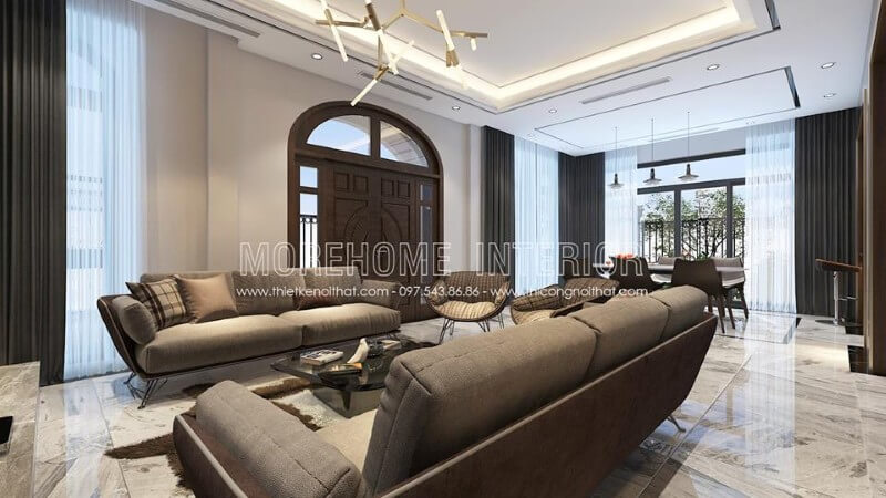 Trang trí nội thất phòng khách biệt thự, chung cư cao cấp hiện đại và cuốn hút Cập nhật những mẫu thiết kế phòng khách đẹp độc đáo