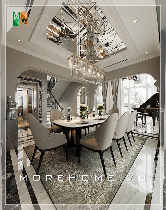 Thiết kế nội thất phòng khách phong cách đương đại đẹp cho biệt thự, nhà phố Cập nhật những mẫu thiết kế phòng khách đẹp độc đáo