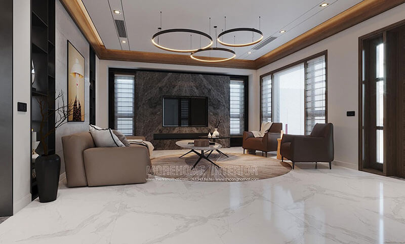 Bật mí các mẫu bố trí phòng khách đẹp tiện nghi