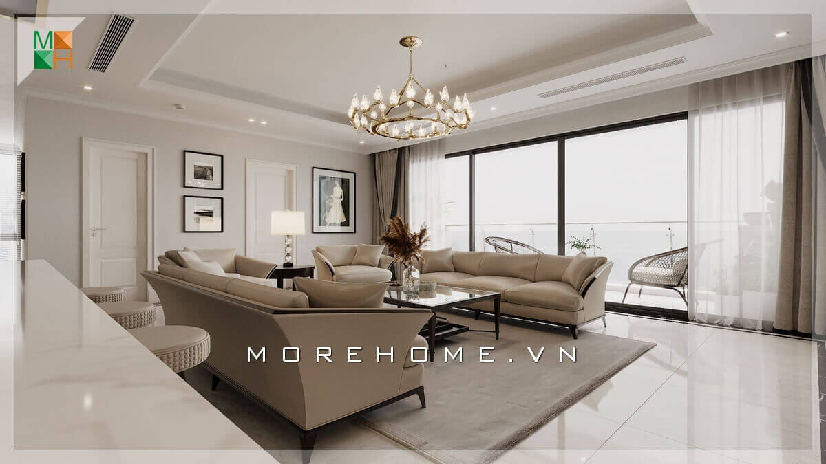 Mẫu sofa cao cấp làm bật tone không gian phòng khách một cách triệt để. Bật mí các mẫu bố trí phòng khách đẹp tiện nghi