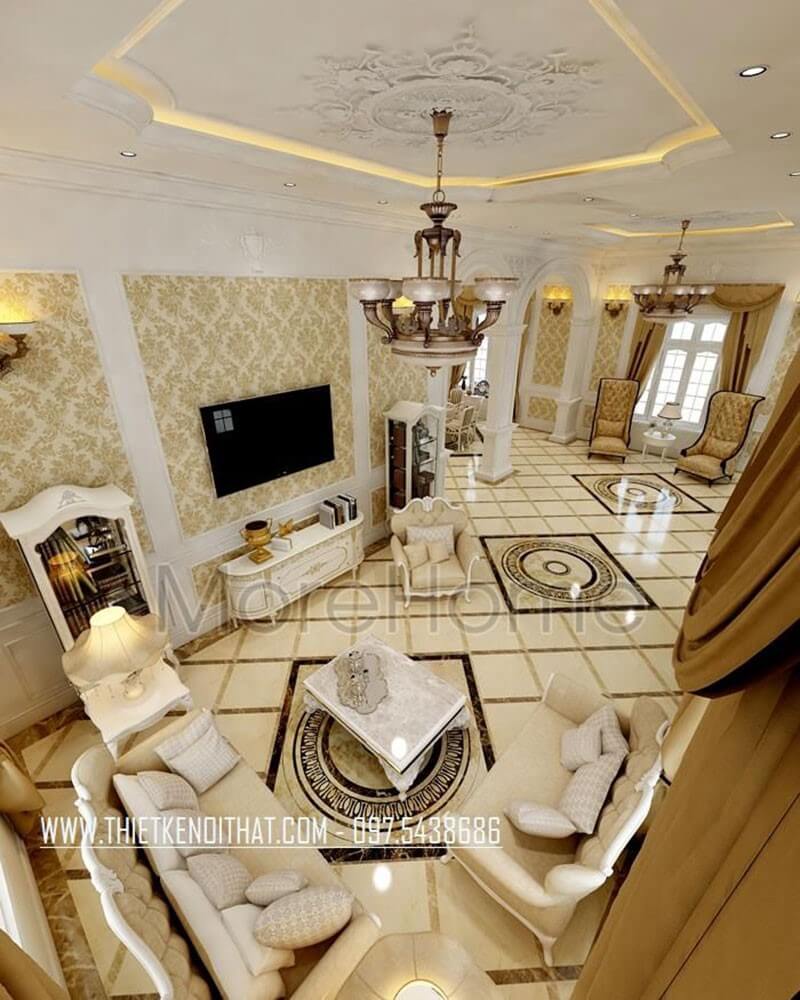 Tư vấn mẫu thiết kế phòng khách sang trọng