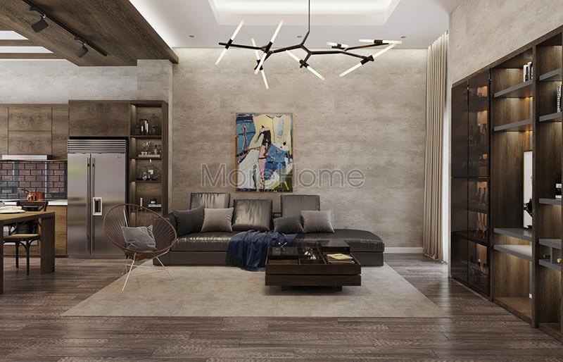 Thiết kế nội thất phòng khách đẹp với mẫu sofa hiện đại tạo điểm nhấn cho căn phòng Tiết lộ những mẫu bày trí phòng khách đẹp sang trọng hiện nay