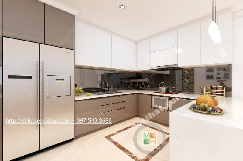 Đẳng cấp, sang trọng hơn với đá ốp bếp nhân tạo solid surface đá ốp bếp cao cấp