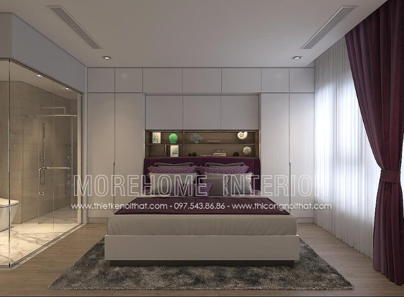 Giường ngủ chung cư gỗ công nghiệp Giường ngủ chung cư gỗ công nghiệp