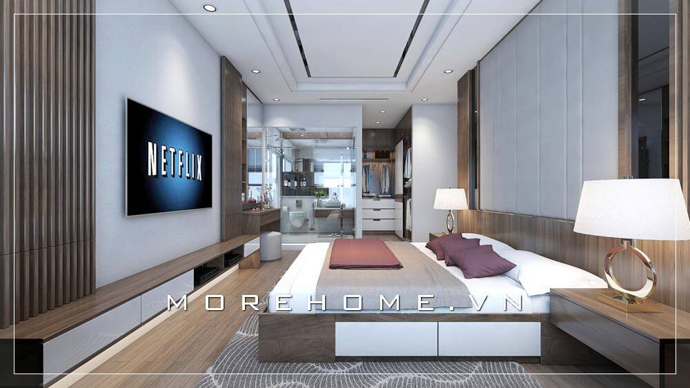 Giường ngủ chung cư hiện đại Giường ngủ chung cư hiện đại