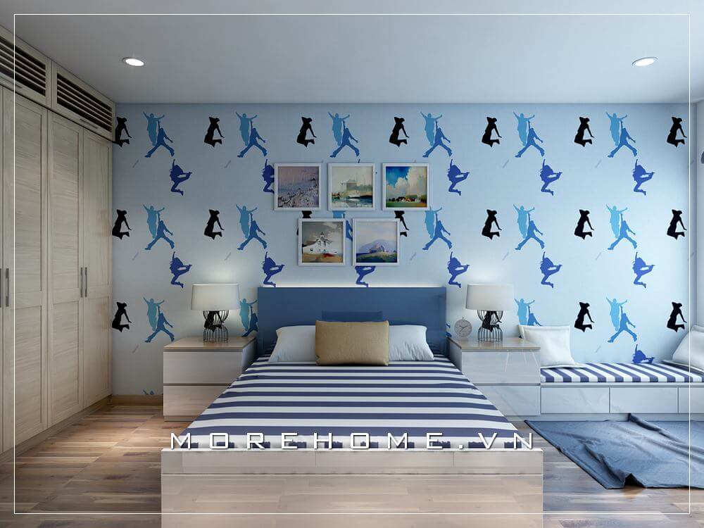 Giường ngủ chung cư hiện đại Giường ngủ chung cư hiện đại