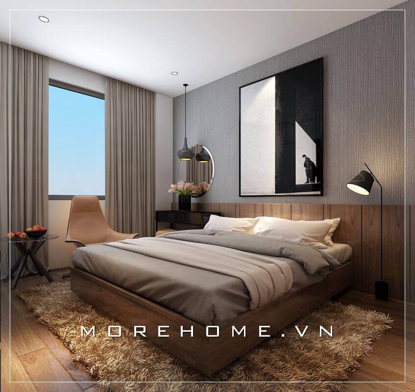 Giường ngủ chung cư hiện đại Giường ngủ chung cư hiện đại