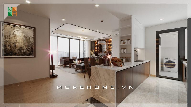 Ngắm nhìn mẫu thiết kế nội thất phong cách hiện đại cho chung cư, nhà phố, biệt thự với không gian mở, mang đến sự thoải mái, tiện nghi trong sinh hoạt cho gia chủ