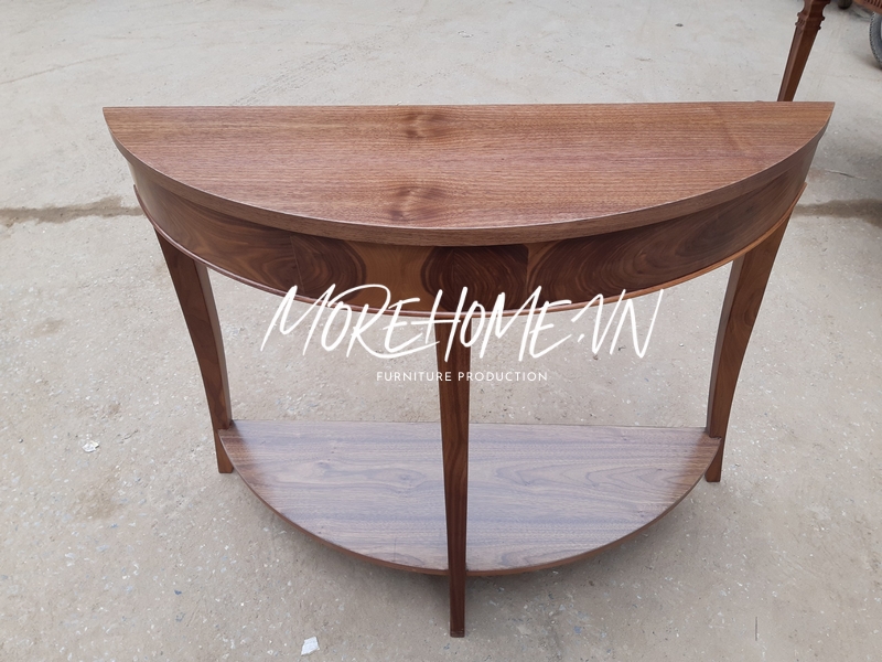 Kệ trang trí màu nâu ấm áp, đơn giản từ gỗ tự nhiên Óc chó góc decor cho chủ nhà càng thêm đẹp