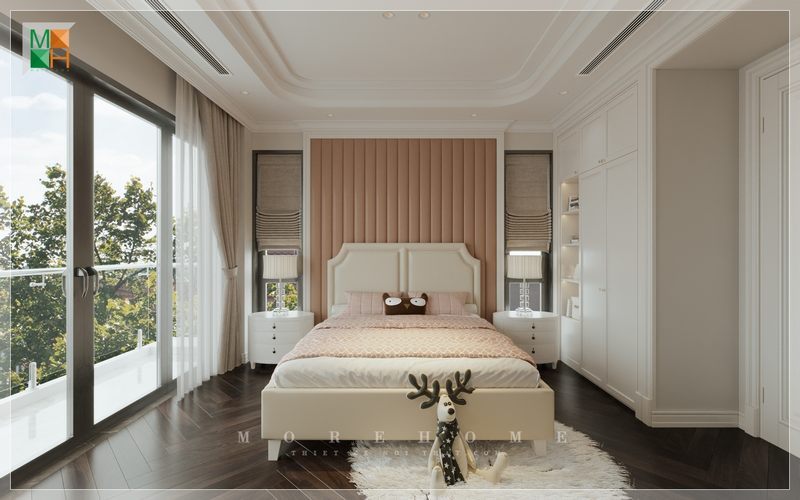 Gia đình quan tâm đến phòng ngủ của bé vì đây là một không gian riêng tư có ảnh hưởng đến nhận thức và sinh hoạt hằng ngày. Việc lựa chọn nội thất và sắp xếp phù hợp sẽ giúp tạo ra một không gian thoải mái và tiện nghi nhất.